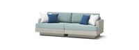 Portofino® Comfort 7 Piece Sunbrella® Outdoor Motion Seating Set - Spa Blue