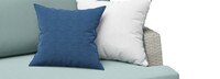 Portofino® Comfort 7 Piece Sunbrella® Outdoor Motion Seating Set - Spa Blue