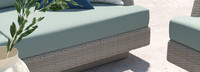 Portofino® Comfort 7 Piece Sunbrella® Outdoor Motion Seating Set - Spa Blue