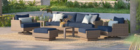 Portofino® Repose 7 Piece Sunbrella® Outdoor Motion Seating Set - Laguna Blue