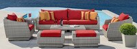 Cannes™ 8 Piece Sofa & Club Chair Set - Maxim Beige