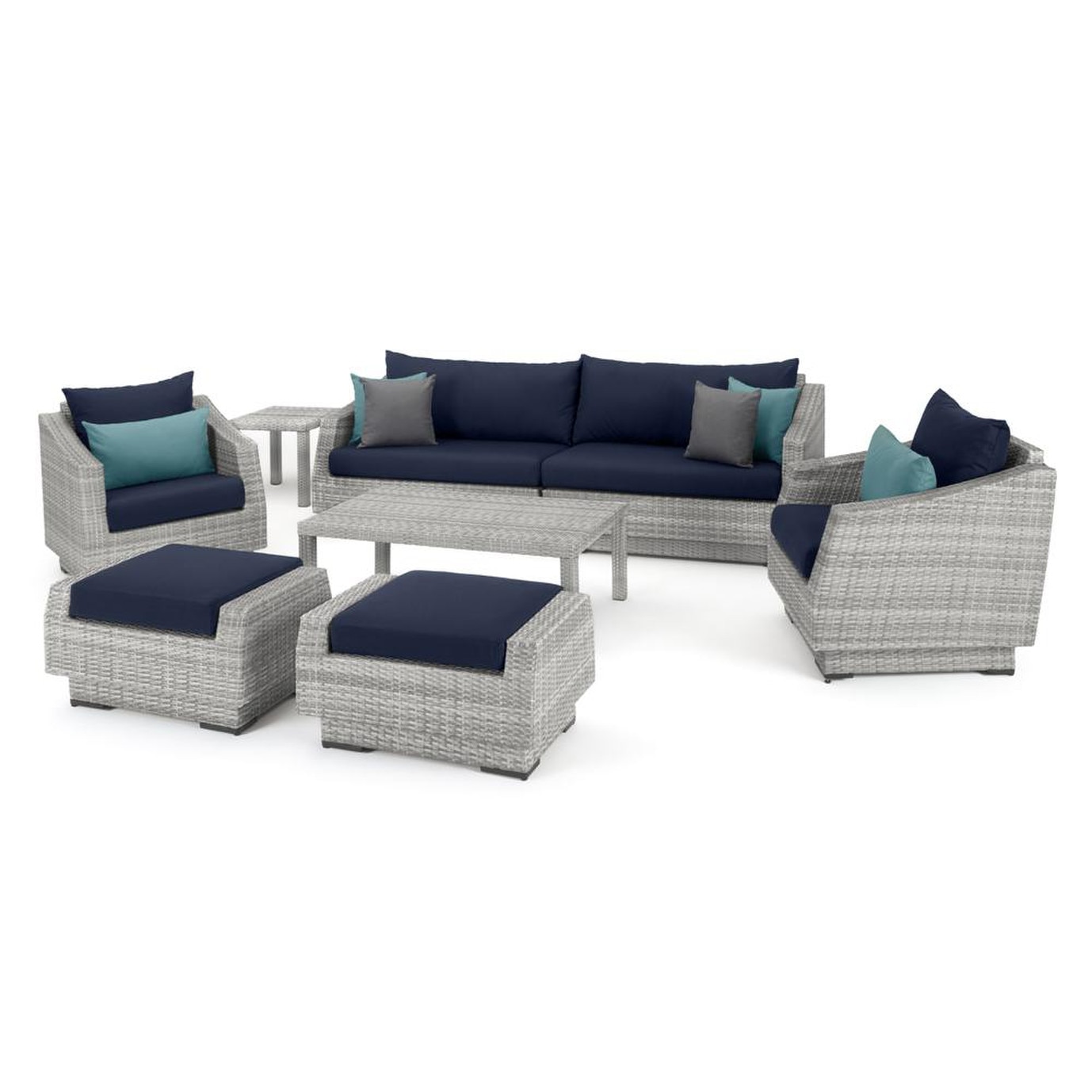 Cannes™ 8 Piece Sofa & Club Chair Set