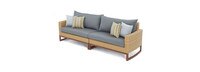 Mili™ 8 Piece Sunbrella® Outdoor Sofa & Club Chair Set - Charcoal Gray