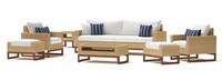Mili™ 8 Piece Deep Seating Set - Centered Ink
