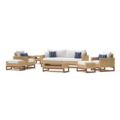 Mili™ 8 Piece Deep Seating Set - Centered Ink