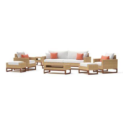 Mili™ 8 Piece Deep Seating Set - Cast Coral