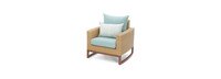 Mili™ 8 Piece Sunbrella® Outdoor Sofa & Club Chair Set - Spa Blue