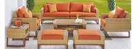 Mili™ 8 Piece Deep Seating Set - Tikka Orange