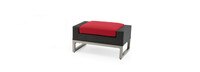 Milo™ Espresso 8 Piece Motion Seating Set - Sunset Red