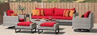 Milo™ Gray 8 Piece Motion Seating Set - Charcoal Gray