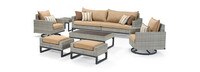 Milo™ Gray 8 Piece Motion Seating Set - Maxim Beige