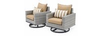 Milo™ Gray 8 Piece Motion Seating Set - Maxim Beige