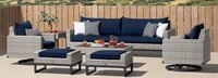 Milo™ Gray 8 Piece Motion Seating Set - Maxim Beige
