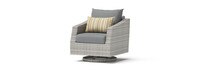 Cannes™ 8 Piece Sunbrella® Outdoor Motion Fire Set - Charcoal Gray