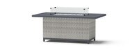 Cannes™ 8 Piece Sunbrella® Outdoor Motion Fire Set - Charcoal Gray