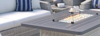 Cannes™ 8 Piece Sunbrella® Outdoor Motion Fire Set - Centered Ink