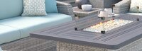 Cannes™ 8 Piece Sunbrella® Outdoor Motion Fire Set - Spa Blue