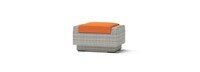 Cannes 8 Piece Sunbrella Outdoor Motion Fire Set - Tikka Orange