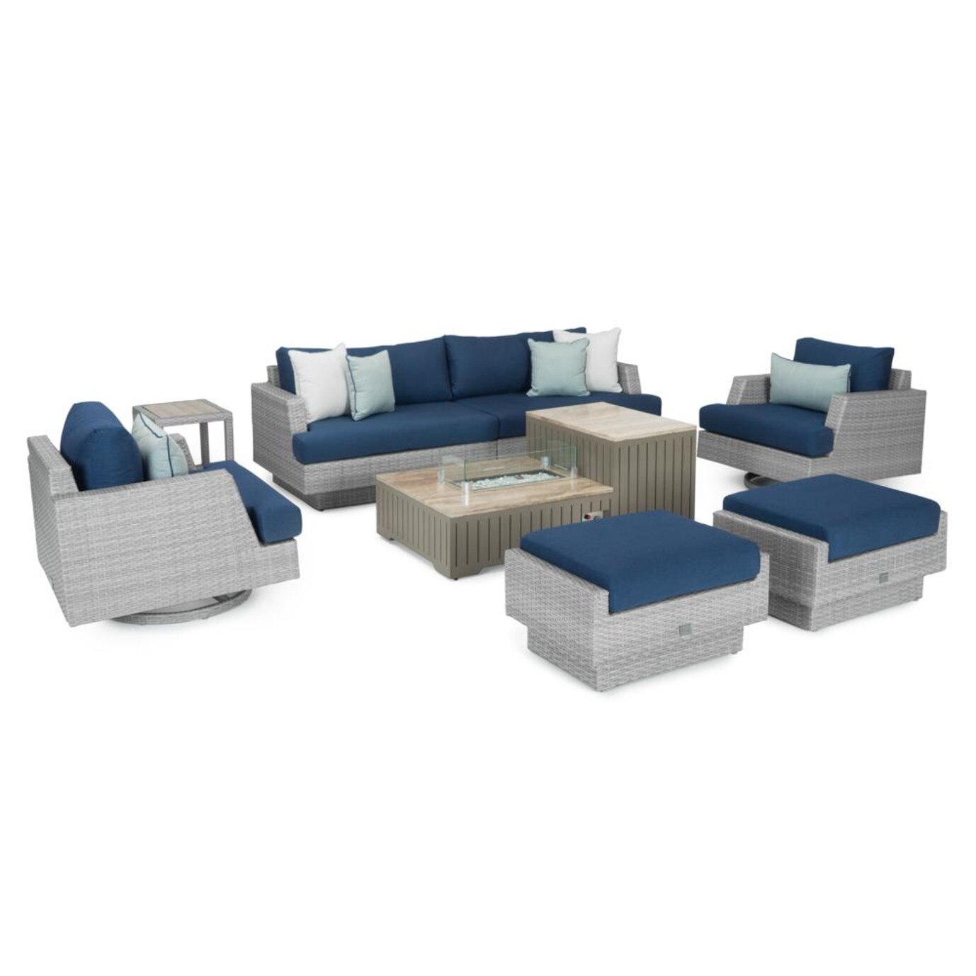 Portofino® Comfort 8 Piece Motion Fire Seating