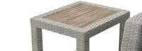Portofino® Comfort 8 Piece Sunbrella® Outdoor Motion Fire Seating - Spa Blue