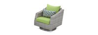 Cannes™ Deluxe 8 Piece Sunbrella® Outdoor Sofa & Club Chair Set - Ginkgo Green