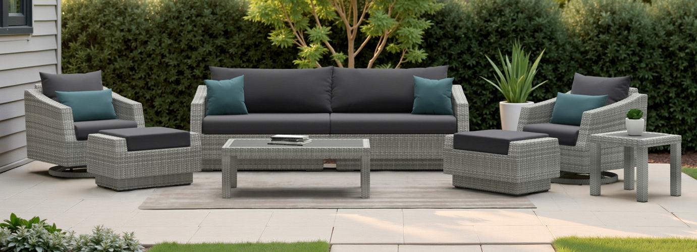 RST Brands Cannes Sofa & Club Chair Set - Thumbnail 4
