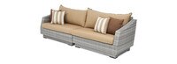 Cannes™ Deluxe 8 Piece Sunbrella® Outdoor Sofa & Club Chair Set - Maxim Beige