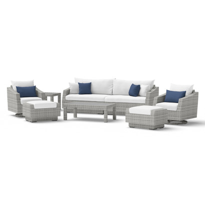 Cannes™ Deluxe 8 Piece Sofa & Club Chair Set