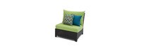 Deco™ 9 Piece Sunbrella® Outdoor Sectional & Club Set - Ginkgo Green