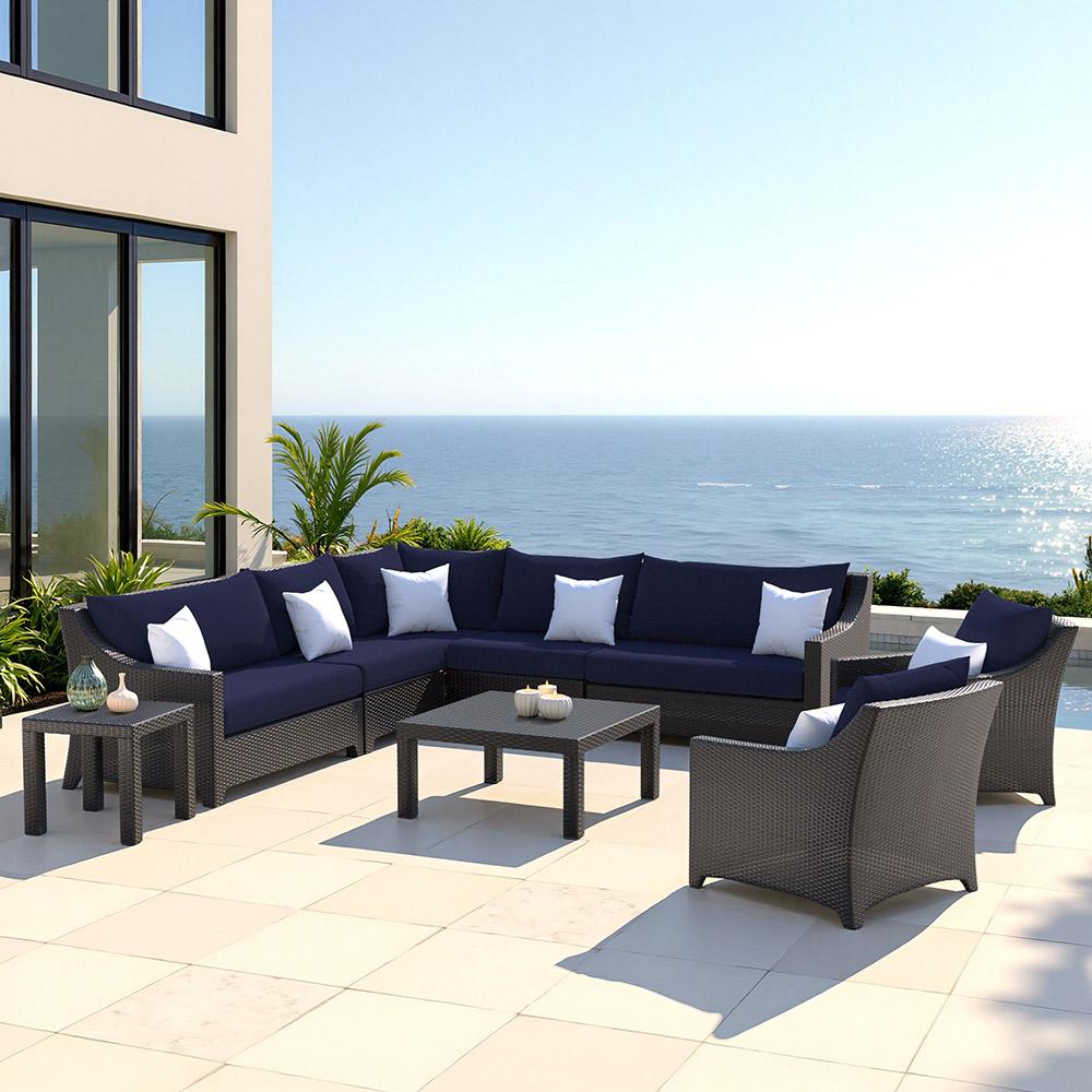 Deco™ 9 Piece Sectional and Club Set