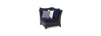 Deco™ 9 Piece Sunbrella® Outdoor Sectional & Club Set - Navy Blue