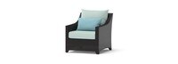 Deco™ 9 Piece Sunbrella® Outdoor Sectional & Club Set - Spa Blue
