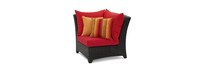 Deco™ 9 Piece Sectional and Club Set - Sunset Red