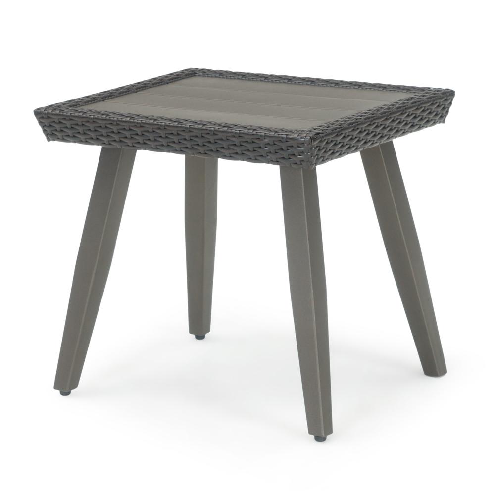 Portofino® Casual Aluminum Side Table - Espresso