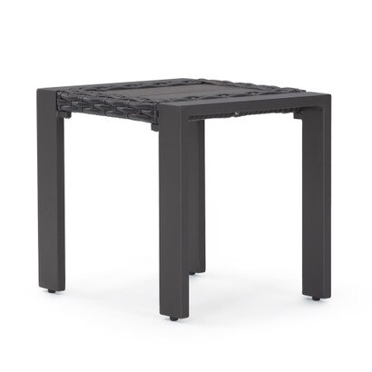Portofino® Repose 18x22 Aluminum Side Table - Espresso