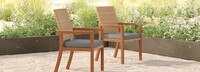 Mili™ 7 Piece Sunbrella® Outdoor Dining Set - Charcoal Gray