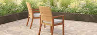 Mili™ 7 Piece Sunbrella® Outdoor Dining Set - Bliss Linen