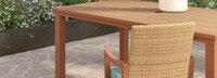 Mili™ 7 Piece Sunbrella® Outdoor Dining Set - Spa Blue