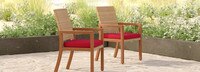 Mili™ 7 Piece Sunbrella® Outdoor Dining Set - Sunset Red