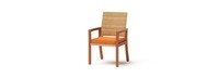 Mili™ 7 Piece Sunbrella® Outdoor Dining Set - Tikka Orange