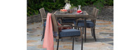 Portofino® Affinity 7 Piece Sunbrella® Outdoor Dining Set - Newport Blue