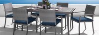 Portofino® Casual 7 Piece Sunbrella® Outdoor Dining Set - Laguna Blue