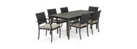 Portofino® Casual 7 Piece Sunbrella® Outdoor Dining Set - Taupe Mist