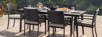 Portofino® Casual 7 Piece Sunbrella® Outdoor Dining Set - Taupe Mist