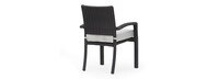 Portofino® Repose Set of 8 Sunbrella® Outdoor Dining Chairs - Dove Gray