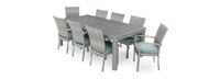 Cannes™ 9 Piece Sunsharp® Outdoor Dining Set - Bliss Blue