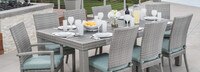 Cannes™ 9 Piece Sunsharp® Outdoor Dining Set - Bliss Blue