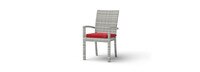 Cannes™ 9 Piece Sunbrella® Outdoor Dining Set - Sunset Red