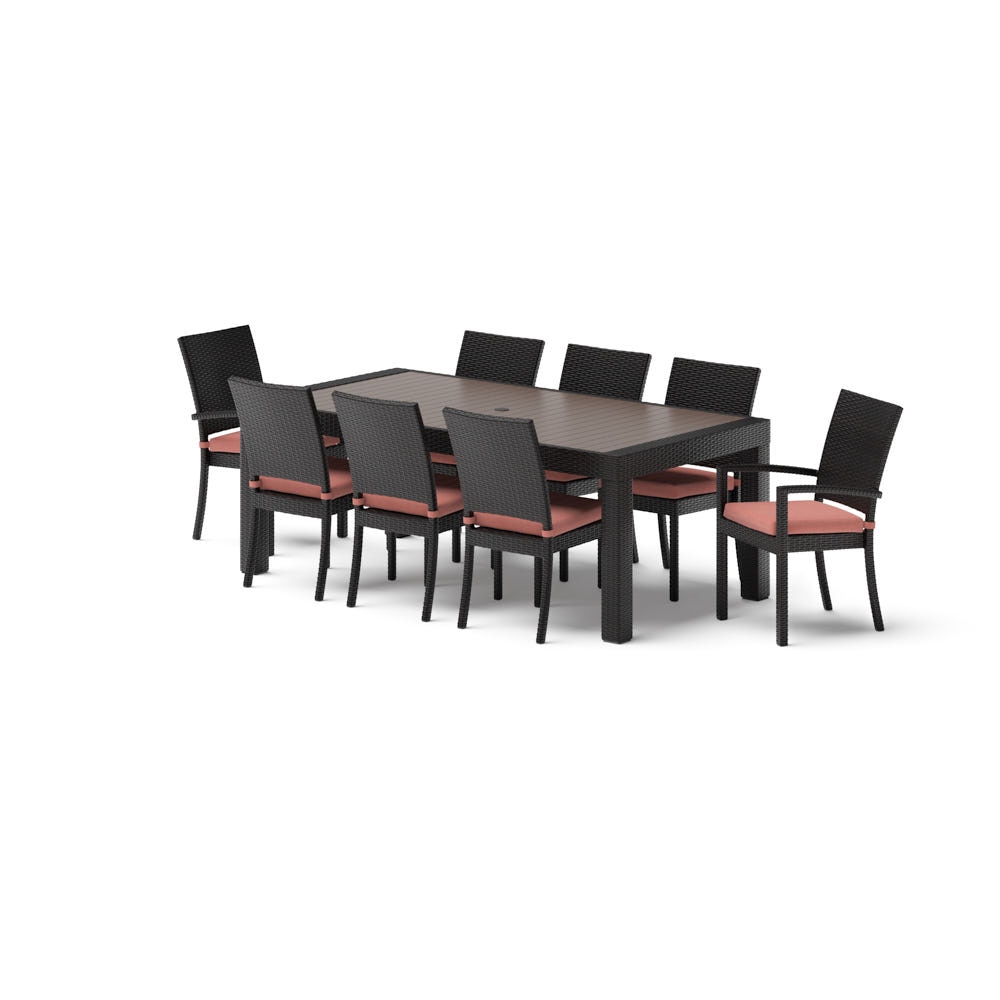 Deco™ 9 Piece Sunbrella® Outdoor Dining Set - Play Adobe