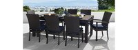 Deco™ 9 Piece Polyester Outdoor Dining Set - Blue